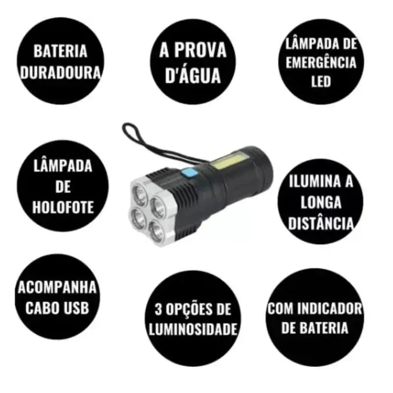 Lanterna LED de alta potência